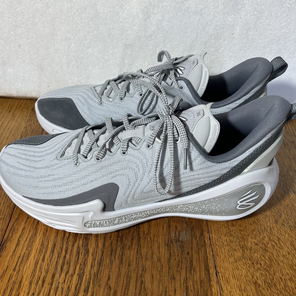 Under Armour Mens Size 12 Halo Gray Curry 12 Team Basketball Shoes